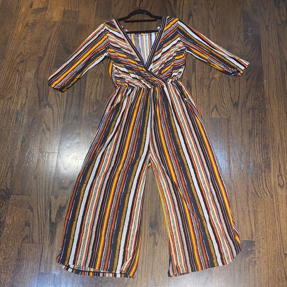 Colorful Stripped Jumpsuit - L/XL